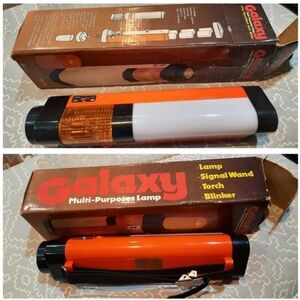 Vtg Emergency Lamp Light Signal Blinker Galaxy In Box